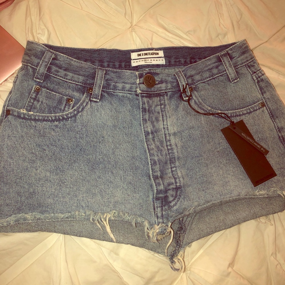 One Teaspoon junkyard mini skirt